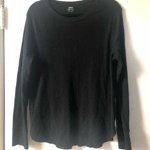 Old Navy Black Thermal 2x Long Sleeve